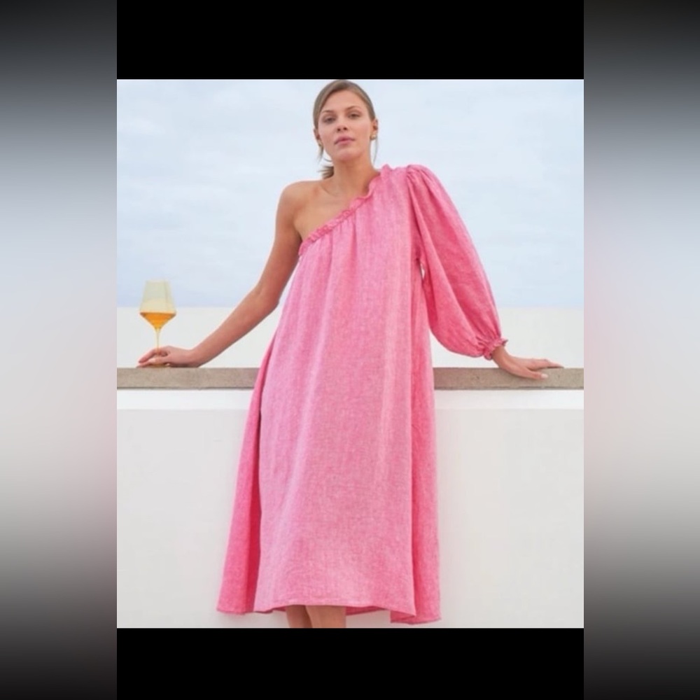 Lake One Shoulder Dress